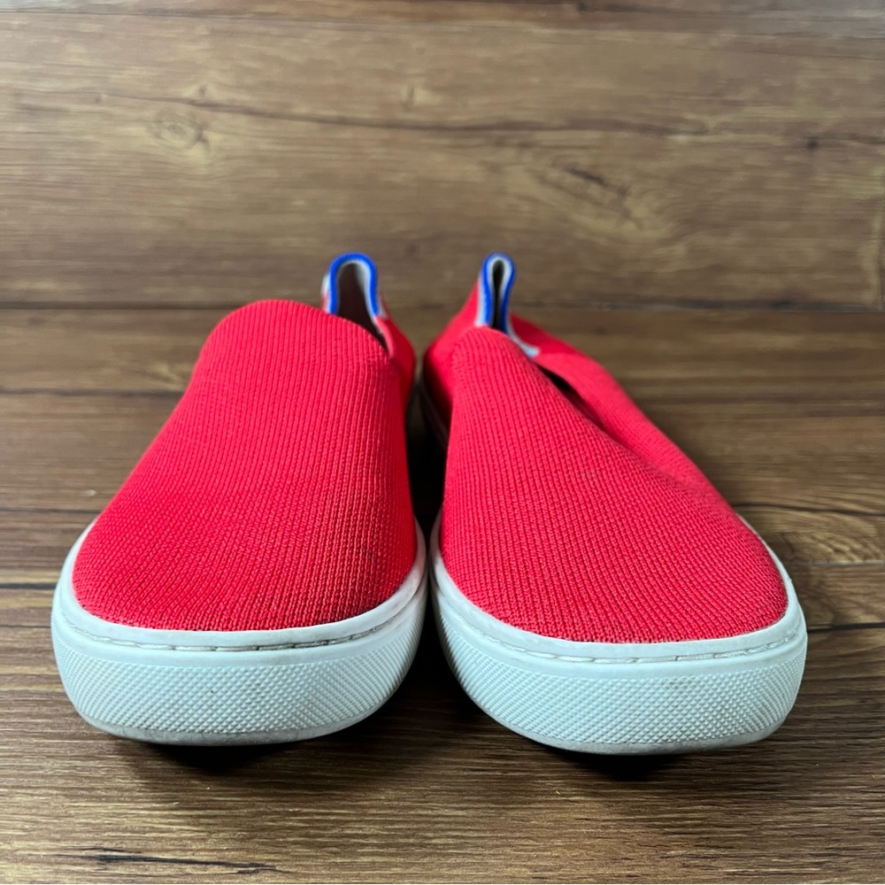 Rothy’s Red Slip-On Sneakers Size 4Y Shoes - Picture 6 of 10
